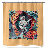 Tropical Tunes Shower Curtain